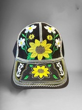Gorra Gorra Cachucha Vaquera Girasol Y Piedreria Western Girasol Damas
