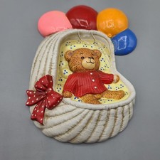 Vintage Lucy And Me Enesco Teddy Bear Nursery Wall Hanging