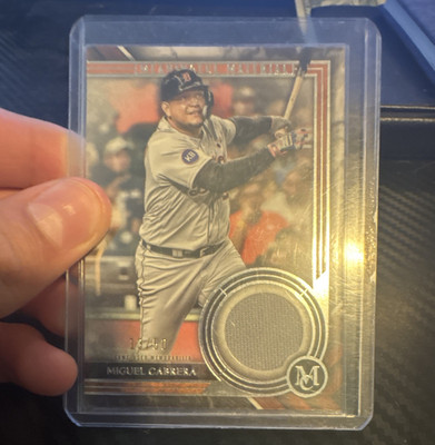 Topps 2022 Museum Collection Miguel Cabrera Meaningful Materials Relic /50