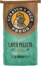 Whole Grain Layer Pellets Chicken and Duck Feed - 25 Lbs Bag - Corn-Free and Soy