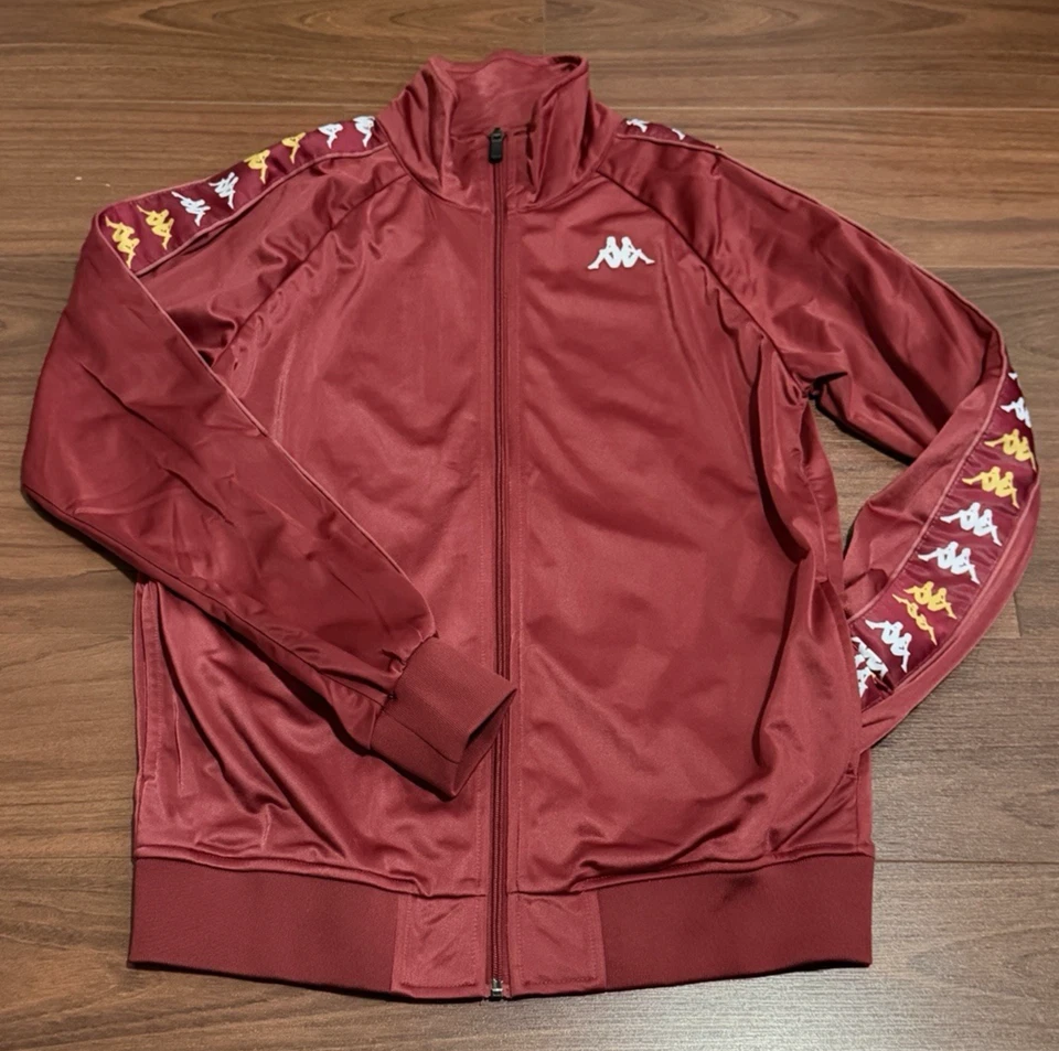 Traje de chándal Kappa 222 Banda (color) rojo melodía con amarillo claro y blanco brillante (M) nuevo Foto 2 de 4