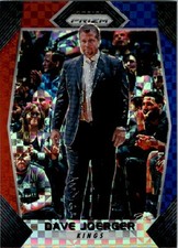 2017-18 Panini Prizm Prizms Red White and Blue #30 Dave Joerger CO - BSK