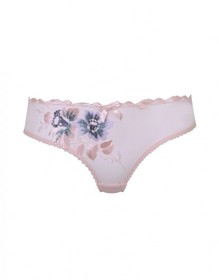 Agent Provocateur JULIE Brief L/4 NWT Peach & Blue Orig $215 VERY RARE! [M1]