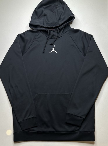Air Jordan Langarm Pullover Hoodie Herren Gr. L Schwarz Polyester Nike »