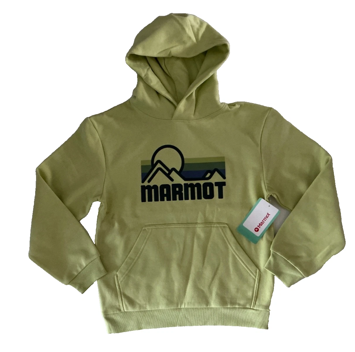 MARMOT Matcha Green COASTAL Hoodie SWEATSHIRT Womens Size SMALL - Rt $65 - NEW