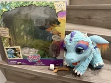 FurReal Friends Torch My Blazin Dragon Plush Fur Real Interactive Toy Blue
