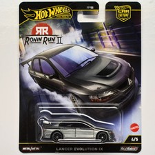 Lancer Evolution IX Grey Hot Wheels Premium Ronin Run II Car Culture Collectible
