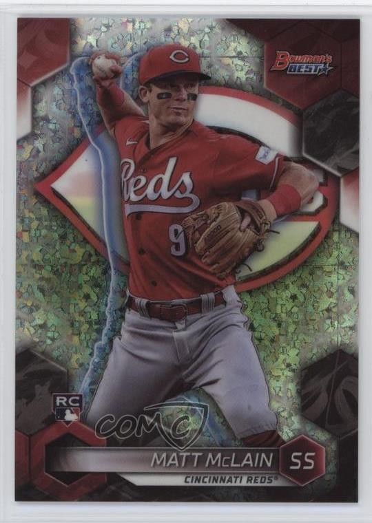 2023 Bowman's Best Mini-Diamond Refractor 227/299 Matt McLain #39 1j4c