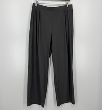 Uniqlo AIRism Sweatpants Men's Size L Gray Drawstring Pockets Solid Stretch