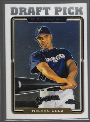 2005 Topps Chrome Update & Highlights - Nelson Cruz #UH210 Rookie RC