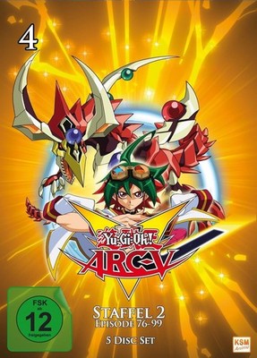 Yu-Gi-Oh Arc-V Staffel 2.2 DVD 5 Discs Ep.76-99 Deutsch Anime