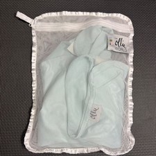 The Ollie World Baby Swaddle Bag In Sky Blue - Adjustable Closure Soft