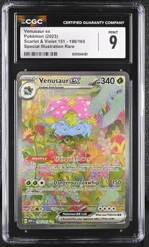 Venusaur ex 198/165 SIR - Scarlet & Violet 151 CGC 9 MINT