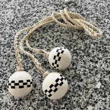 Vintage Handmade Leather Gaucho Bola – 36" Traditional Hunting Throwing Weapon /