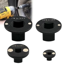 Low Profile Impact/Ratchet Socket Adapter Set, Stainless Magnetic Drive 1"-1/4"