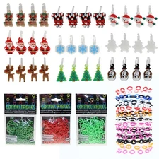 Christmas Jewelry Making Kit - DIY Necklaces, Bracelets & Lanyards - 498 Pc Kit