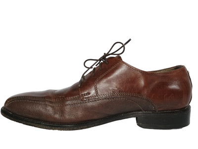 Bostonian Dress Shoe Genuine Leather Ricardo Run Off Oxford 27496 Men's Sz 8 EUC