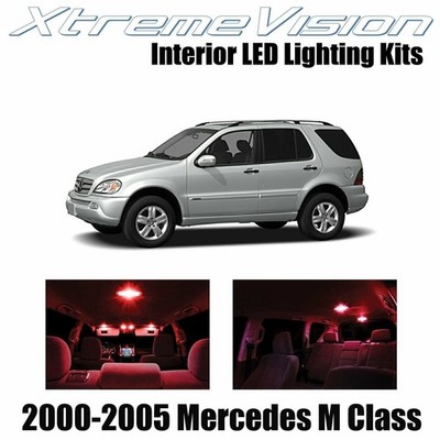 XtremeVision Interior LED for Mercedes M Class 2000-2005 (18 PCS) Red