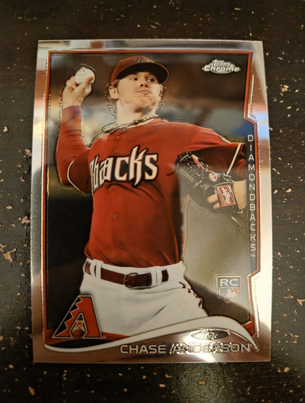 Topps 2014 Chrome Update Chase Anderson Arizona Diamondbacks #MB-29 (RC) (33)