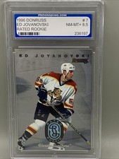 1996 Ed Jovanovski Donruss Rated Rookie #7 Panthers Graded 8.5 NM-MT+