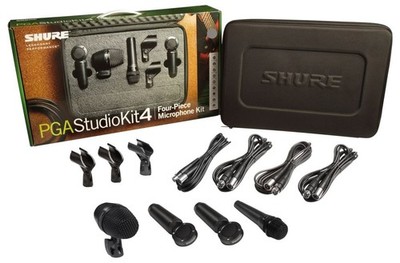 Shure PGAStudioKit4 4PC Studio Kit PGA52, PGA57, PGA181 (X2)