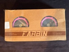 FARBIN 12V Waterproof Dual Tone Car Horn Kit - Loud Metal Twin Horns, Pink Color