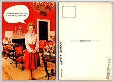 Nancy Reagan First Lady Humorous Quote Postcard 1981 American Postcard Co.