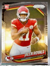 Jalen Royals Prizm Silver 2025 Panini Prizm Kansas City #341 Football Card