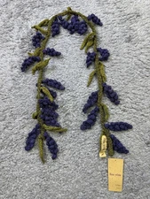 Grape Cluster Scarf OSFM Fine Wine Hillary Lewis NWT