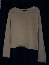 Lauren Ralph Lauren Women's Medium Cashmere Cable Knit Sweater