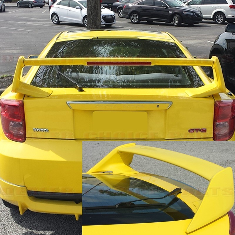 Rocketz Autosport TRD Style Spoiler Wing For Toyota Celica 2000-2006 - 3-Piece FRP, W/ LED, ZZT231, USA/Canada Fit