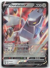 DURALUDON V CHAMPION'S PATH 047/073 ULTRA RARE HOLO CPA POKEMON TCG CARD NM