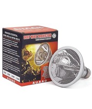 50W Deep Heat Infrared Projector Lamp for Reptiles, Emits both Infrared