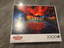Netflix Stranger Things Trilogy 2000 PC Puzzle Brand New Buffalo Games