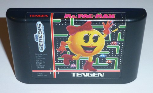MS. PAC MAN - Sega Genesis Game, Complete in Box CIB, Tested/Working Miss PacMan - Picture 4 of 4