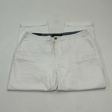 Tommy Hilfiger Women's Hampton Stretch Slim Chino Pants White Size 12