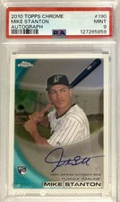 2010 Topps Chrome - Giancarlo “MIKE” Stanton #190 Rookie Autograph On Card Auto