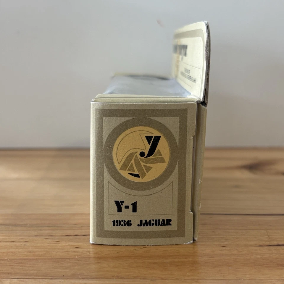 Models of Yesteryear Y-1 1936 Jaguar SS100 verde na caixa caixa caixa de fósforos modelo carro - Imagem 4 de 4