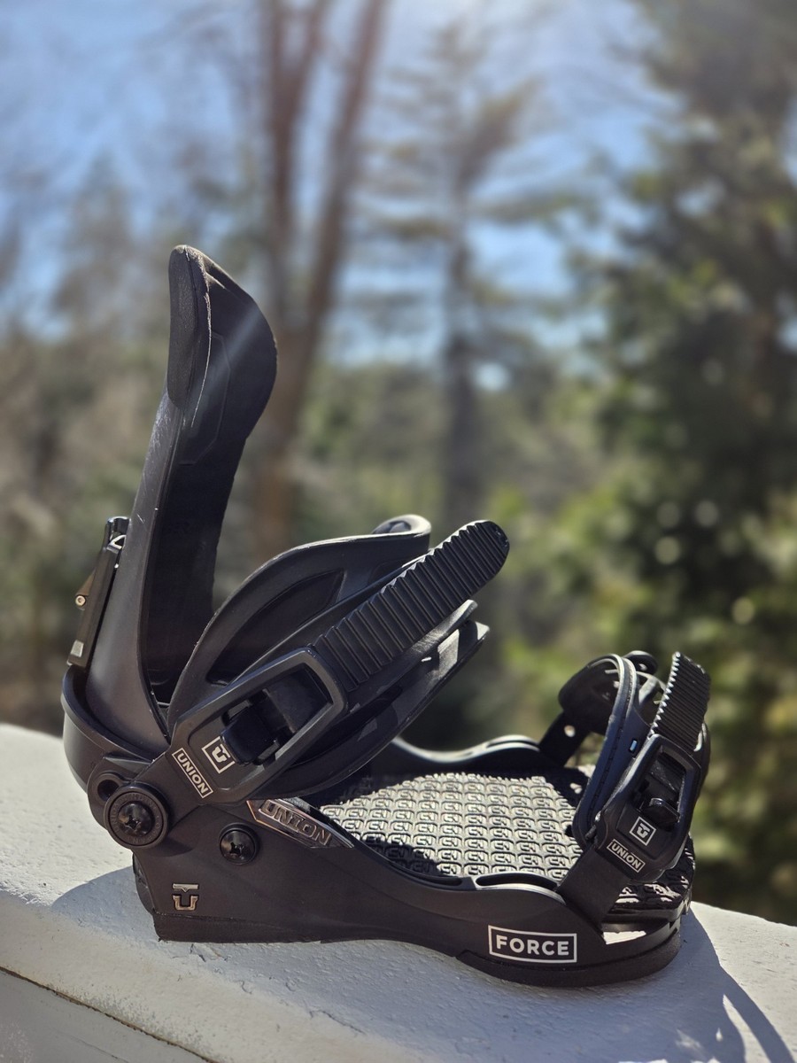 Union Super Force Gorilla HARAMBE Snowboard Bindings MEDIUM used 1