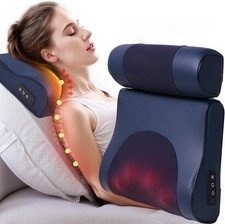 Neck Massager with Heat, 4D Shiatsu Deep Massage for Relief in Neck, Back,-New