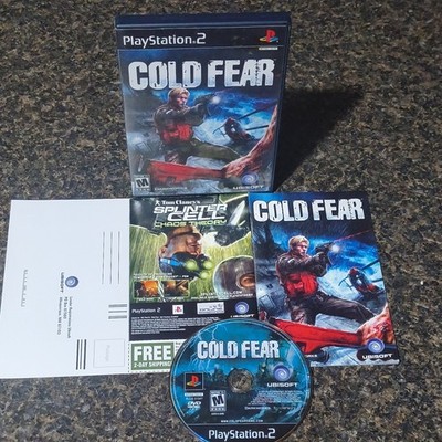 Ubisoft Cold Fear (PS2 2005) Complete w/ Manual & Reg Card - Tested and Works 