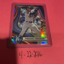 Freddie Freeman 2024 Bowman’s Best Baseball Refractor #32 Los Angeles Dodgers