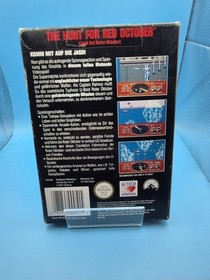 The Hunt for Red October pal Nintendo NES embalaje original Cib