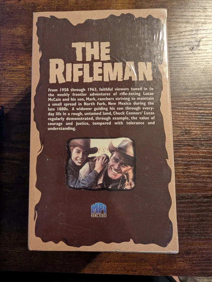 THE RIFLEMAN VHS Box Set Vols 1-4 CHUCK CONNORS NEW SEALED - Image 3 of 4