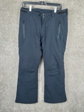 Boulder Gear Luna Snow Ski Pants Womens 8 Softshell Black Fleece Lined Outdoor
