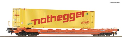 Roco 6600178 Taschenwagen Wascosa Nothegger Ep6 auf Wunsch Märklinachsen gratis | Zustand: Neu