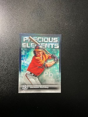 2023 Bowman Platinum JACKSON HOLIDAY Precious Elements RC ORIOLES #PE-11  E2
