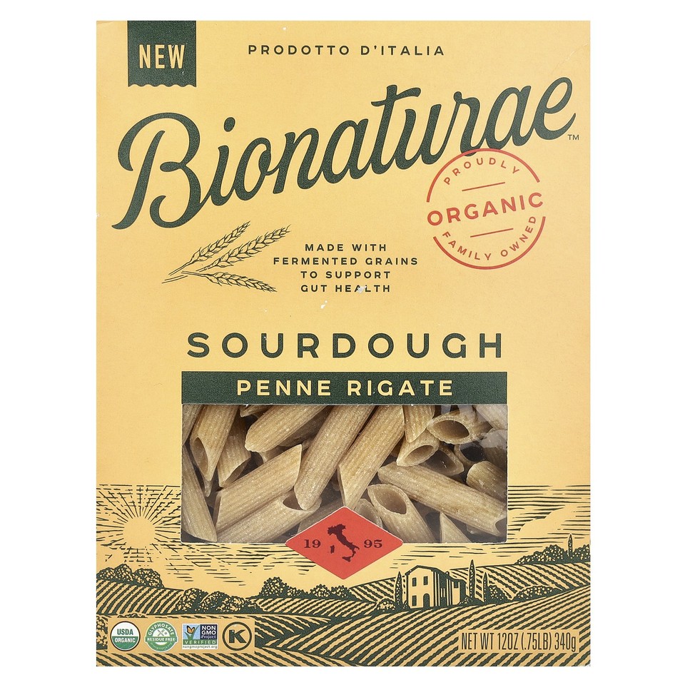 Sourdough Penne Rigate, 12 oz (340 g)