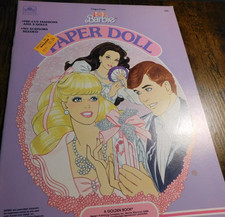 BARBIE PERFUME PRETTY PAPER DOLLS BOOK UNCUT 1988
