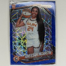 Aneesah Morrow 2025 Panini WNBA Prizm Blue Velocity Rookie #146 Connecticut Sun
